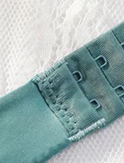 Women's Wireless Bras Double Strap Adjustable Full Coverage V Neck Breathable Pure Color Hook & Eye Date Casual Daily Nylon 1PC Green Black / Bras & Bralettes Home Outfits