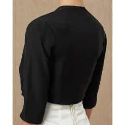 Women's Wrap Bolero Shrug Mother's Wraps Basic Coats / Jackets Elegant 3/4 Length Sleeve Chiffon Wedding Guest Wraps With Pure Color For Party Evening Spring & Summer dress to impress