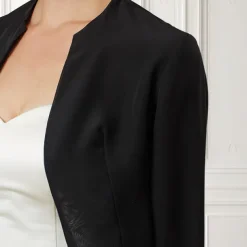 Women's Wrap Bolero Shrug Mother's Wraps Basic Coats / Jackets Elegant 3/4 Length Sleeve Chiffon Wedding Guest Wraps With Pure Color For Party Evening Spring & Summer dress to impress