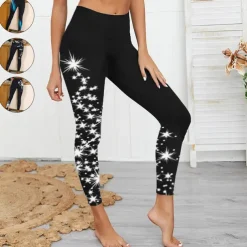 Women's Yoga Leggings Tummy Control Butt Lift High Waist Yoga Fitness Gym Workout Tights Leggings Floral 1# 2# 8# Spandex Fall Sports Activewear Stretchy Skinny