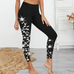Women's Yoga Leggings Tummy Control Butt Lift High Waist Yoga Fitness Gym Workout Tights Leggings Floral 1# 2# 8# Spandex Fall Sports Activewear Stretchy Skinny