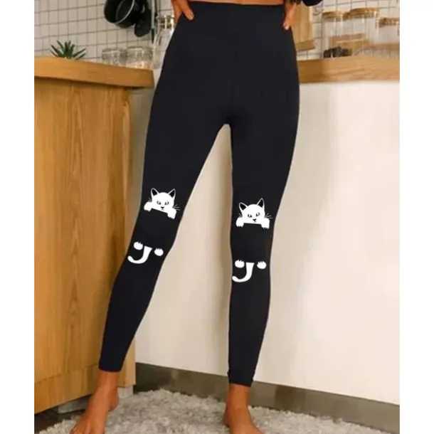 Women's Yoga Leggings Tummy Control Butt Lift High Waist Yoga Fitness Gym Workout Tights Leggings Floral 1# 2# 8# Spandex Fall Sports Activewear Stretchy Skinny