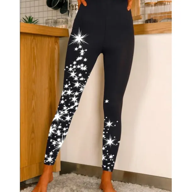 Women's Yoga Leggings Tummy Control Butt Lift High Waist Yoga Fitness Gym Workout Tights Leggings Floral 1# 2# 8# Spandex Fall Sports Activewear Stretchy Skinny