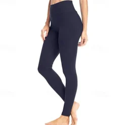 Women's Yoga Pants Seamless Tummy Control Butt Lift High Waist Yoga Fitness Gym Workout Cropped Leggings Bottoms Dark Grey Black White Spandex Fall Sports Activewear High Elasticity Skinny