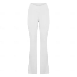 Women's Yoga Pants Side Pockets Wide Leg High Waist Yoga Fitness Gym Workout Bottoms Dark Grey Black White Spandex Fall Sports Activewear Stretchy