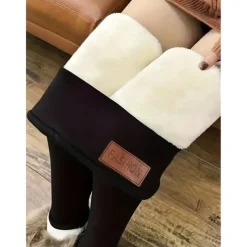 Women's Yoga Pants Yoga Leggings Fleece Lined Leggings High Waist Yoga Gym Workout Pilates Tights Black Gray Fleece Fall Winter Sports Activewear Stretchy Slim