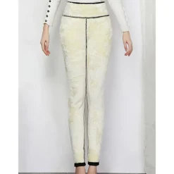 Women's Yoga Pants Yoga Leggings Fleece Lined Leggings High Waist Yoga Gym Workout Pilates Tights Black Gray Fleece Fall Winter Sports Activewear Stretchy Slim