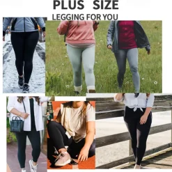 Women's Yoga Pants Yoga Leggings Fleece Lined Leggings with Phone Pocket High Waist Yoga Gym Workout Pilates Tights Dark Grey Black Burgundy Fleece Spandex Fall Winter Plus Size Sports Activewear