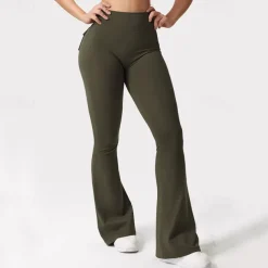 Women's Yoga Pants Yoga Leggings Ruched Butt Lifting Tummy Control Butt Lift High Waist Yoga Gym Workout Pilates Tights Black Army Green Fuchsia Fall Winter Sports Activewear Stretchy Slim