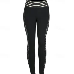 Women's Yoga Pants Yoga Leggings Mesh High Waist Yoga Gym Workout Pilates Tights Black Army Green Burgundy Fall Sports Activewear Stretchy Slim