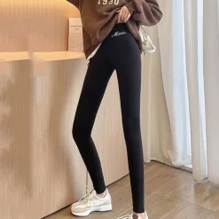 Women's Yoga Pants Yoga Leggings Fleece Lined Leggings Tummy Control Butt Lift High Waist Yoga Gym Workout Pilates Tights Dark Grey Black Purple Fall Winter Sports Activewear Stretchy Slim