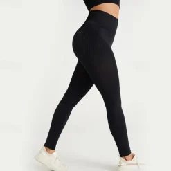 Women's Yoga Pants Yoga Leggings High Waist Yoga Gym Workout Pilates Tights Black Royal Blue Blue Fall Sports Activewear Stretchy Slim