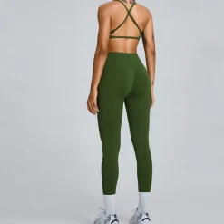 Women's Yoga Pants Yoga Leggings Elastic Waistband High Waist Yoga Gym Workout Pilates Tights Black Yellow Pink Sports Activewear Stretchy Slim