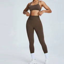 Women's Yoga Pants Yoga Leggings Elastic Waistband High Waist Yoga Gym Workout Pilates Tights Black Yellow Pink Sports Activewear Stretchy Slim