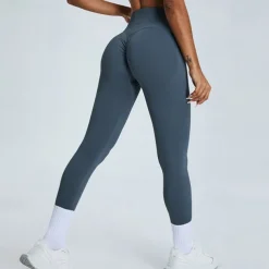 Women's Yoga Pants Yoga Leggings Elastic Waistband High Waist Yoga Gym Workout Pilates Tights Black Yellow Pink Sports Activewear Stretchy Slim