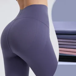 Women's Yoga Pants Yoga Leggings Fleece Lined Leggings Tummy Control Butt Lift High Waist Yoga Gym Workout Pilates Tights Yan pink Black Pink Fall Winter Sports Activewear Stretchy Slim