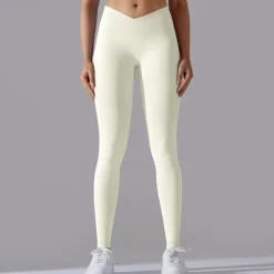 Women's Yoga Pants Yoga Leggings Tummy Control Butt Lift High Waist Yoga Gym Workout Pilates Tights Black White Army Green Fall Winter Sports Activewear Stretchy Slim