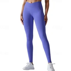 Women's Yoga Pants Yoga Leggings Tummy Control Butt Lift High Waist Yoga Gym Workout Pilates Tights Black White Army Green Fall Winter Sports Activewear Stretchy Slim