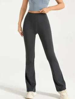 Women's Yoga Pants Yoga Leggings Tummy Control Butt Lift High Waist Yoga Gym Workout Pilates Tights Black Royal Blue Dark Gray Spandex Fall Sports Activewear Stretchy Slim