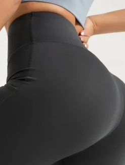 Women's Yoga Pants Yoga Leggings Tummy Control Butt Lift High Waist Yoga Gym Workout Pilates Tights Black Royal Blue Dark Gray Spandex Fall Sports Activewear Stretchy Slim