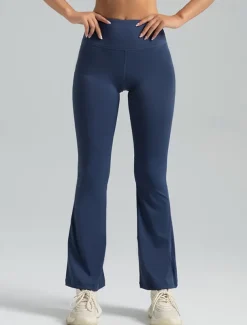 Women's Yoga Pants Yoga Leggings Tummy Control Butt Lift High Waist Yoga Gym Workout Pilates Tights Black Royal Blue Dark Gray Spandex Fall Sports Activewear Stretchy Slim