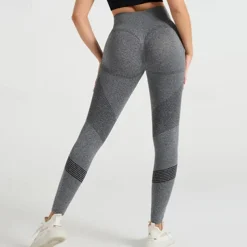 Women's Yoga Pants Yoga Leggings Patchwork High Waist Yoga Gym Workout Pilates Tights Black Pink Army Green Fall Sports Activewear Stretchy Slim