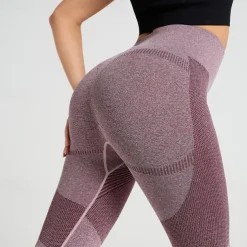 Women's Yoga Pants Yoga Leggings Patchwork High Waist Yoga Gym Workout Pilates Tights Black Pink Army Green Fall Sports Activewear Stretchy Slim