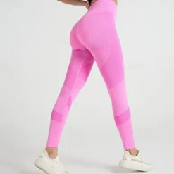 Women's Yoga Pants Yoga Leggings Patchwork High Waist Yoga Gym Workout Pilates Tights Black Pink Army Green Fall Sports Activewear Stretchy Slim