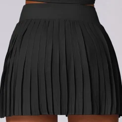 Women's Yoga Skirt Ruched with Phone Pocket High Waist Yoga Gym Workout Pilates Shorts Black White Sky Blue Sports Activewear Stretchy Slim