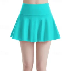 Women's Yoga Skirt with Phone Pocket High Waist Yoga Gym Workout Pilates Shorts Black White Light Purple Sports Activewear Stretchy Slim