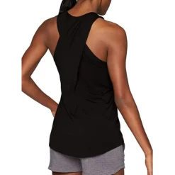 Women's Yoga Top Quick Dry Lightweight Soft Cross Back Sleeveless Sports Fashion Tee Tshirt Tank Top For Gym Workout Running Fitness Slim Activewear