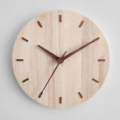 Wood Wall Clock Modern Kitchen Creative Wall Watch Wall Clock Room Wall Decor Home Living Room Decoration 30 CM