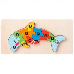 Wooden Early Education Cognition Children'S Educational Toys Building Wood Animal Transportation Shape Matching 3d Three-Dimensional Puzzle