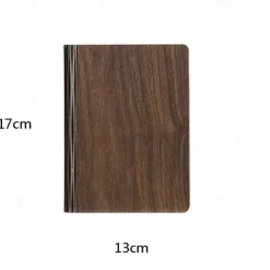 Wooden Folding Book Lamp Foldable LED Book Light 3-Light-Color Bedside Night Light for Home