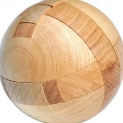 Wooden Puzzle Magic Ball Brain Teaser Toy Intelligence Game Ball Puzzle Halloween Christmas Thanksgiving Day Gift