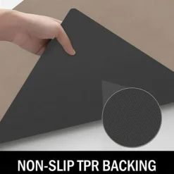 Wooden Texture Pattern Doormat Kitchen Mat Floor Mat Non-Slip Area Rug Oil Proof Rug Indoor Outdoor Mat Bedroom Decor Bathroom Mat Entrance Rug