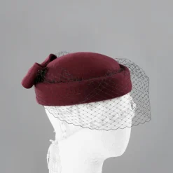 Wool / Net Kentucky Derby Hat / Fascinators / Hats with Floral 1pc Wedding / Special Occasion / Casual Headpiece