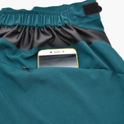 WOSAWE Men's Bike Shorts Cycling MTB Shorts Baggy Shorts Breathable Quick Dry Loose Fit Zipper Pockets Waterproof Summer bike wear Bottoms Mountain Bike MTB Road Sports Black Green