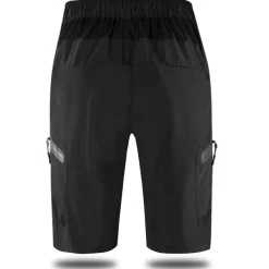 WOSAWE Men's Bike Shorts Cycling MTB Shorts Baggy Shorts Breathable Quick Dry Loose Fit Zipper Pockets Waterproof Summer bike wear Bottoms Mountain Bike MTB Road Sports Black Green