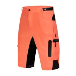 WOSAWE Men's Bike Shorts Cycling MTB Shorts Baggy Shorts Breathable Quick Dry Loose Fit Zipper Pockets Waterproof Summer bike wear Bottoms Mountain Bike MTB Road Sports Black Green