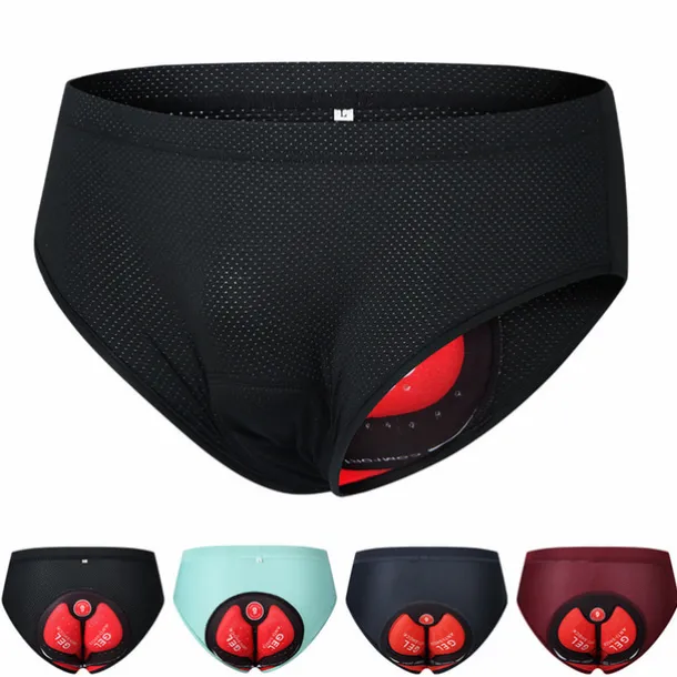 WOSAWE Men's Cycling Underwear Shorts Cycling Underwear Cycling Padded Shorts Bike Underwear Shorts Padded Shorts / Chamois Race Fit Mountain Bike MTB Road Bike Cycling Sports 3D Pad Cycling