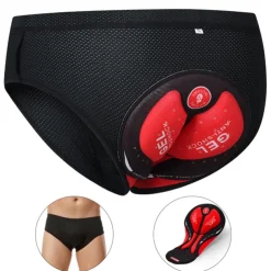 WOSAWE Men's Cycling Underwear Shorts Cycling Underwear Cycling Padded Shorts Bike Underwear Shorts Padded Shorts / Chamois Race Fit Mountain Bike MTB Road Bike Cycling Sports 3D Pad Cycling