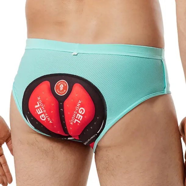 WOSAWE Men's Cycling Underwear Shorts Cycling Underwear Cycling Padded Shorts Bike Underwear Shorts Padded Shorts / Chamois Race Fit Mountain Bike MTB Road Bike Cycling Sports 3D Pad Cycling