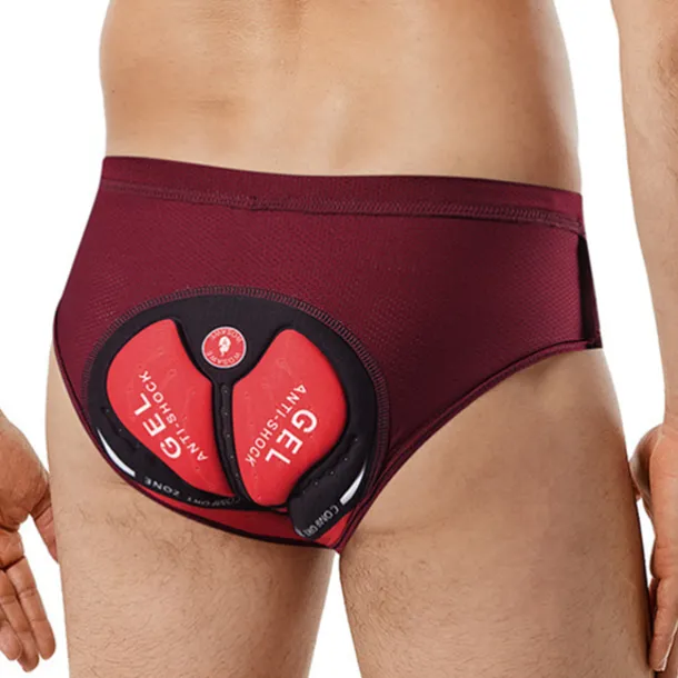 WOSAWE Men's Cycling Underwear Shorts Cycling Underwear Cycling Padded Shorts Bike Underwear Shorts Padded Shorts / Chamois Race Fit Mountain Bike MTB Road Bike Cycling Sports 3D Pad Cycling