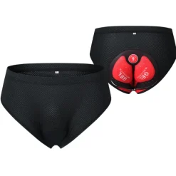 WOSAWE Men's Cycling Underwear Shorts Cycling Underwear Cycling Padded Shorts Bike Underwear Shorts Padded Shorts / Chamois Race Fit Mountain Bike MTB Road Bike Cycling Sports 3D Pad Cycling