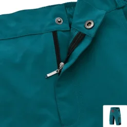 WOSAWE Men's Mountain Bike Shorts with Removable 5D Padded Underwear Cycling MTB Shorts Summer Polyester Bike Padded Shorts MTB Shorts Bottoms with Zip Pockets Breathable Quick Dry Waterproof