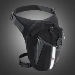 WOSAWE Motorcycle Leg Bag Waist Pack Motocross Racing Side Bag Adjustable Oxford Cloth Riding Travel Large Capacity Wear-resistant Night Reflection