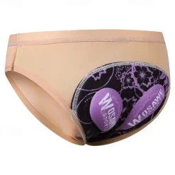 WOSAWE Women's Cycling Underwear Cycling Padded Shorts Bike Shorts Underwear Shorts Slim Fit Sports Breathable Quick Dry High Elasticity Comfortable Black Pink Spandex Clothing Apparel Bike Wear