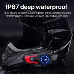 X7 Bluetooth 5.0 Motorcycle Helmet Headset Headphone Wireless Motorcycle Handsfree Stereo Earphone MP3 Speaker Waterproof
