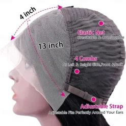 13x4 Bob Wig Human Hair Lace Front Wigs for Black Women Lace Brown Blonde Highlights Wigs Pre Plucked 200% Density Wigs Human Hair Loose Body Wave Short Bob Wig Brazilian